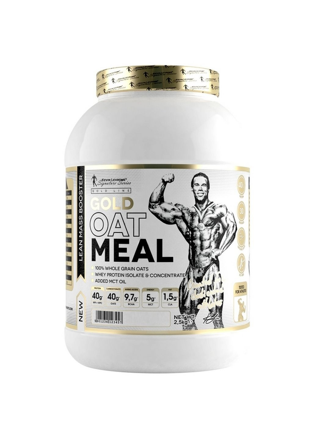 Гейнер Gold Oat Meal, 2.5 кг Клубника Kevin Levrone (293339643)
