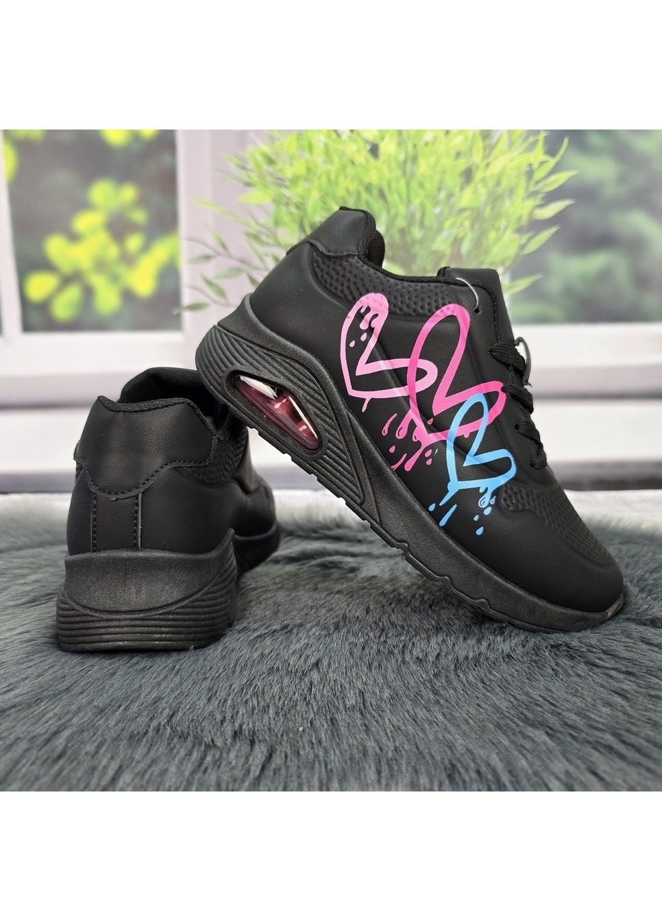 Кроссовки женские Loretta чёрные демисезоны (322187629)