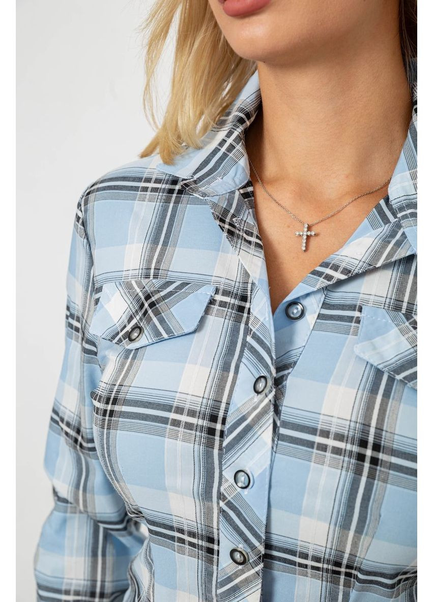 Голубой рубашка Ager