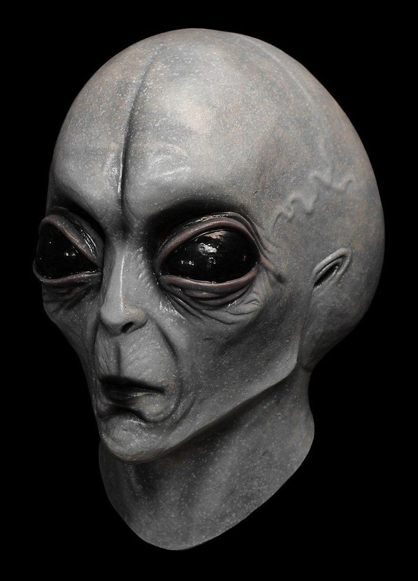 Латексная маска Инопланетянин Гуманоид No Brand (338627287)
