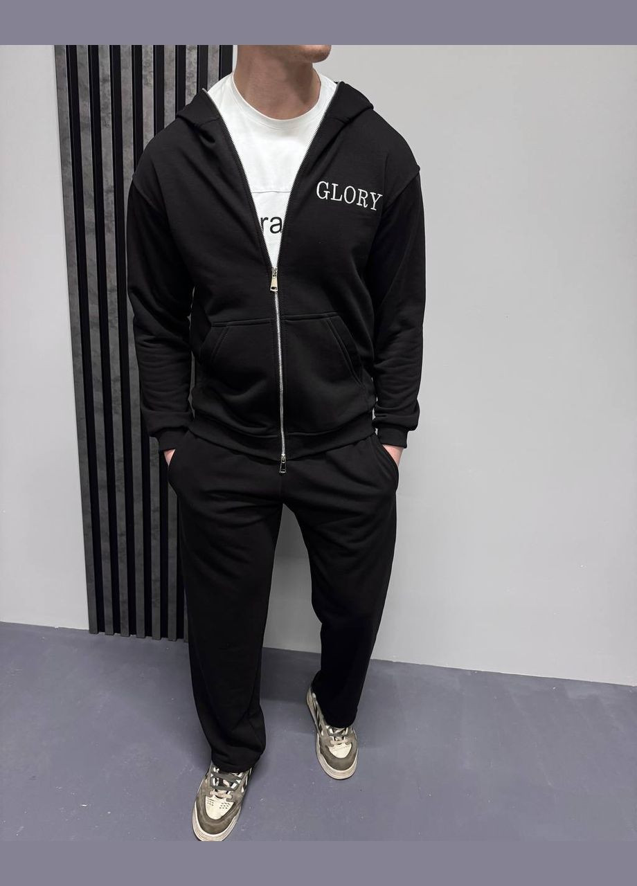 Чорний демісезонний костюм трикотажний "glory" Seventy.Eight