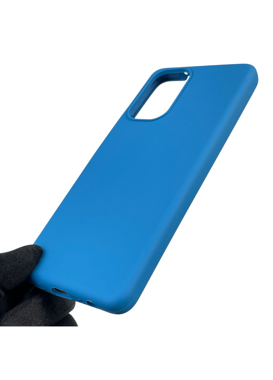 Чехол для Camon 19 Pro (CI8n) силиконовый с микрофиброй нескользящий на техно камон 19 про синий Tecno (366388952)