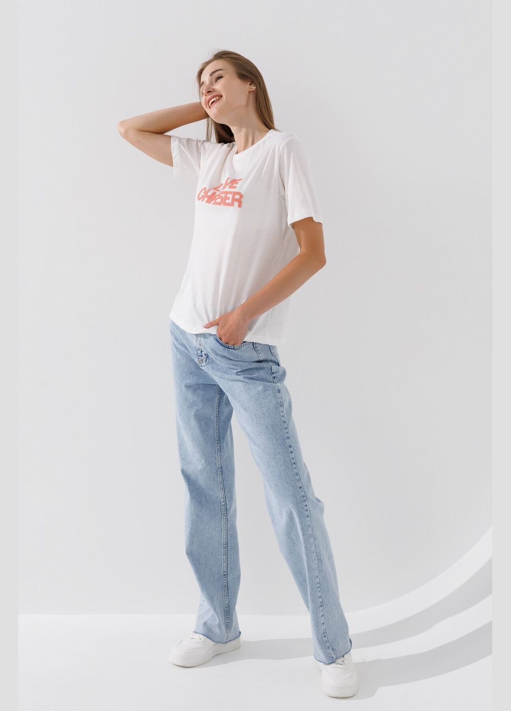 Футболка с принтом женская BX-99 Молочный (2000990656704A) shop (2000990656704) PEPPER MINT - (315988402)