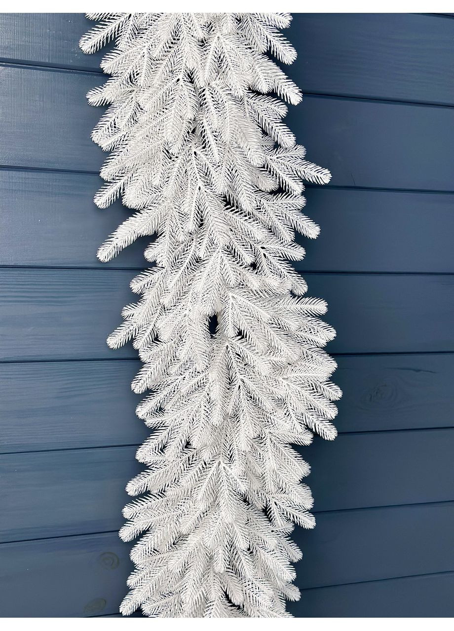 Хвойная гирлянда Traditional литая белая 2 м HVOYA (371797861)