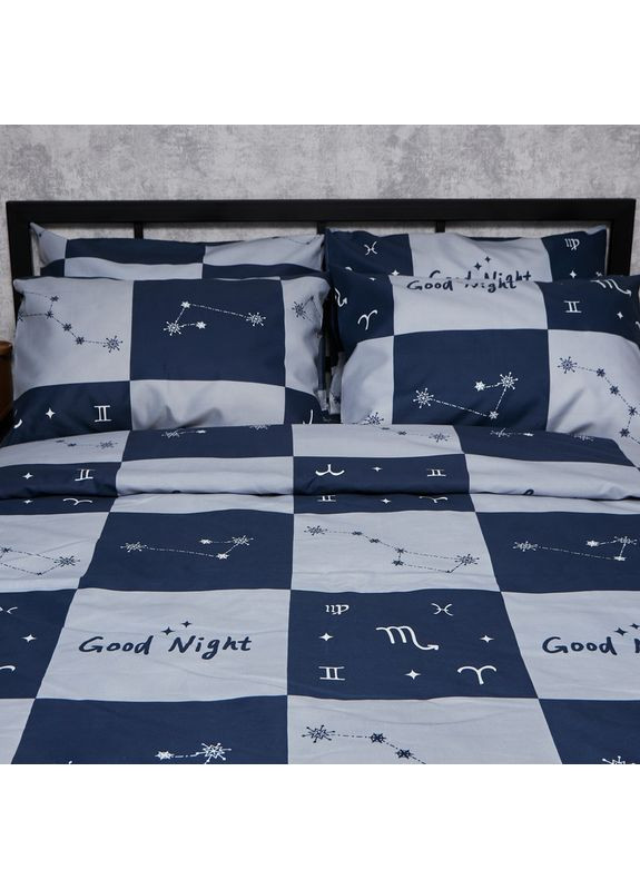 Комплект постільної білизни Микросатин Premium «» King Size 220x240 наволочки 2х70х70 (MS-820008087) Moon&Star Zodiac Dream (356115848)