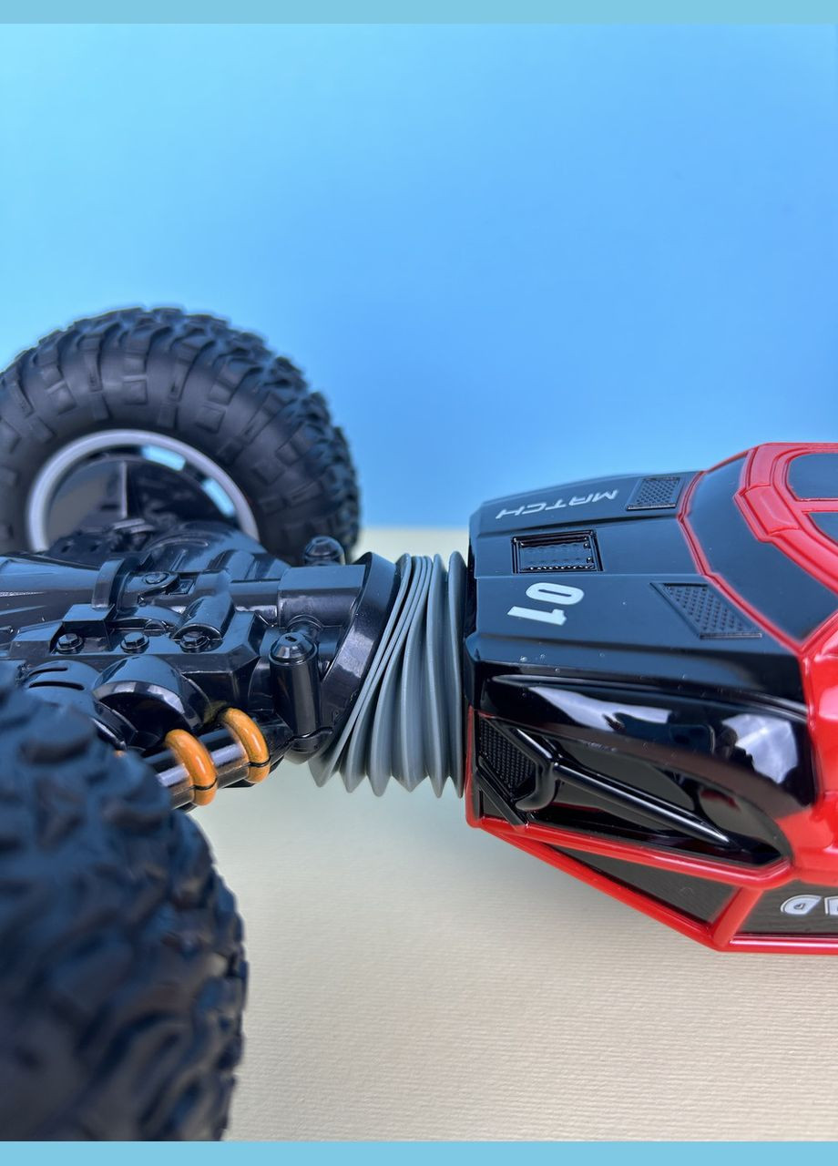 Машинка перевернений трансформер всюдихід King UD2170A на радіокеруванні 35 см (HA-124) Червона Leopard (316092534)