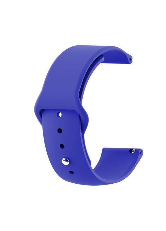 Силиконовый ремешок для Samsung Galaxy Watch 46mm/Watch 3 45mm/Gear S3 Classic/Gear S3 Frontier Dark-Blue (706314) BeCover (341490881)