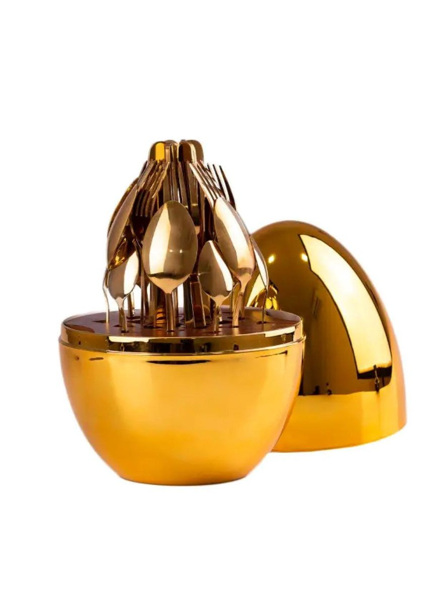 Набор столовых приборов на 6 персон 24 шт с подставкой 29 х 19.5 см HP7882GL TS Kitchen (369654330)