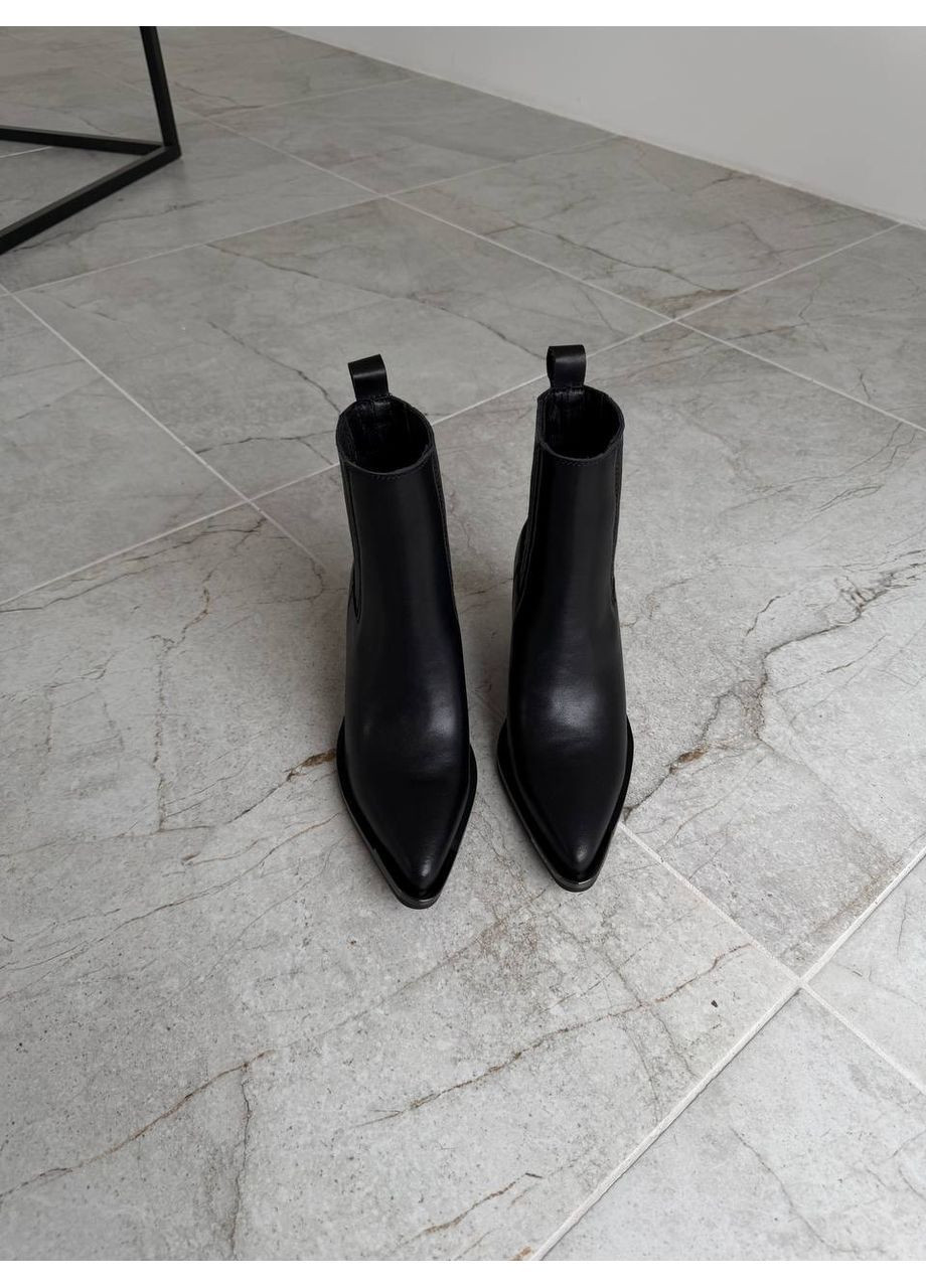 Чорні демісезонна чорні ботильйони Helen