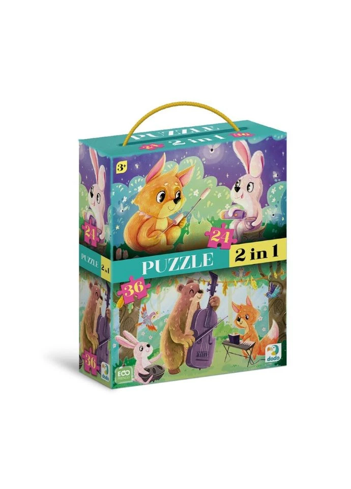 Пазл дитячий 2 в 1 "Літні вечори", 36 елементів 300609 DoDo Toys (392271147)