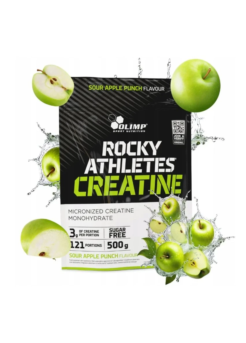 Креатин Rocky Athletes Creatine, кисло-яблочный пунш, 500 г Olimp Sport Nutrition (391669927)