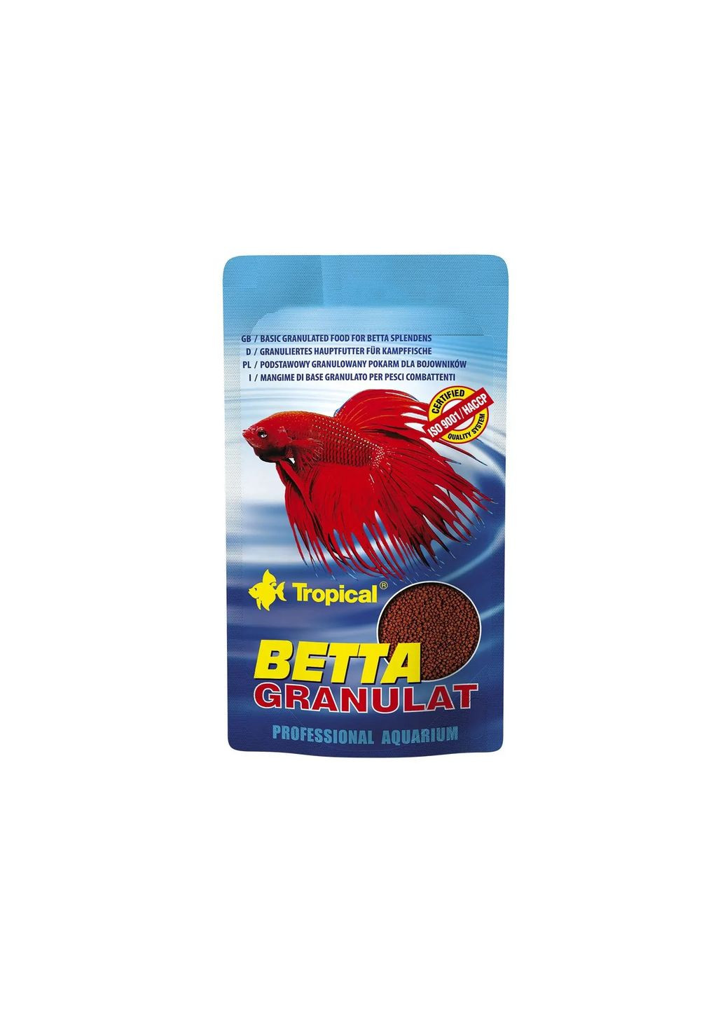 Корм Betta Granulat для аквариумных рыб в гранулах 10 г (5900469614419) Tropical (282973540)