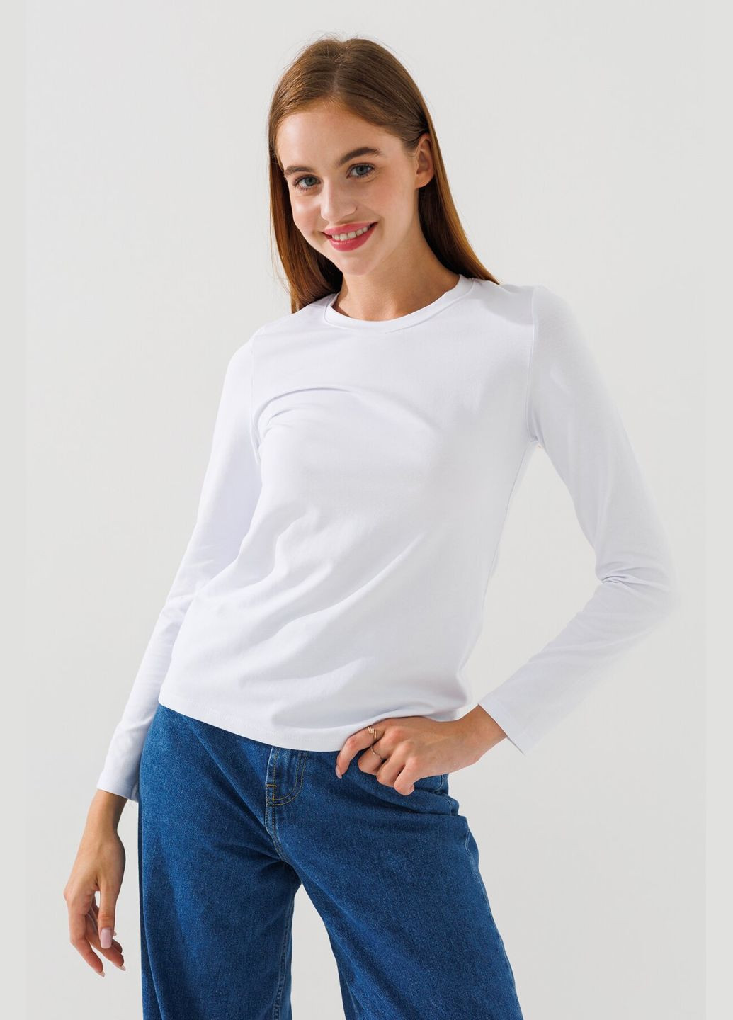 Лонгслів однотонний жіночий 782 baza (2000990630704D) shop (2000990630704) On me (315993612)