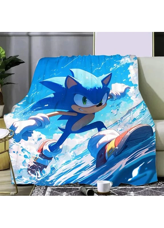 Плед с 3D принтом-Соник Ёж Sonic the Hedgehog 89 Перша Креативна мануфактура PERFECTUS Плед (386454220)