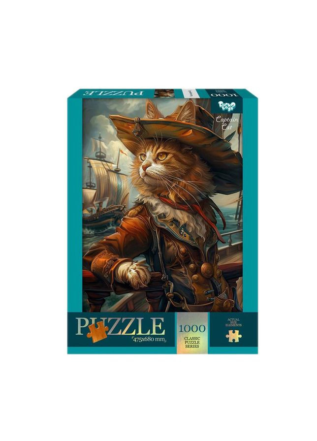 Пазл "Капітан кіт" C1000-13-04, 1000 елементів Danko Toys (305314819)
