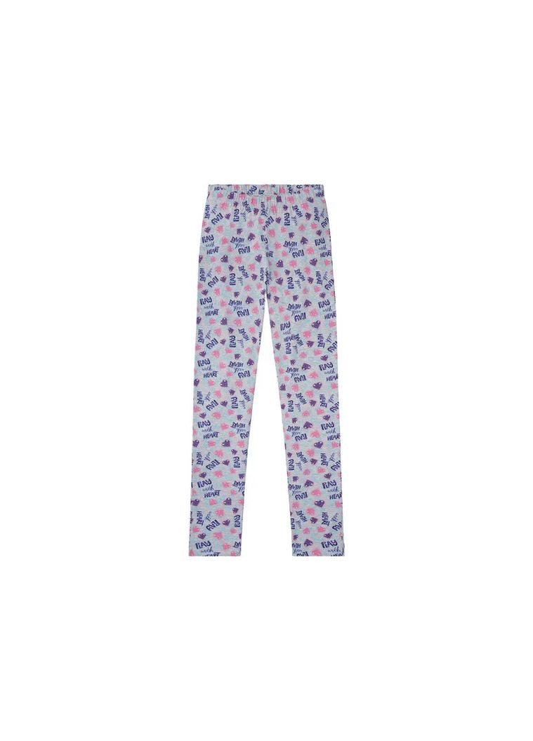 Фиолетовая всесезон пижама для девочки лонгслив + брюки Lupilu