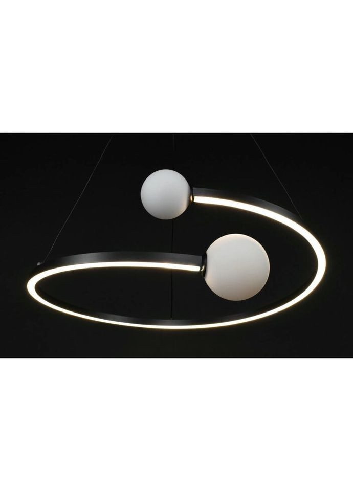 Люстра світлодіодна підвісна LED світильник для квартири на стелю ледве 27340 Чорний 40-150х60х60 см. Sunnysky (335975026)