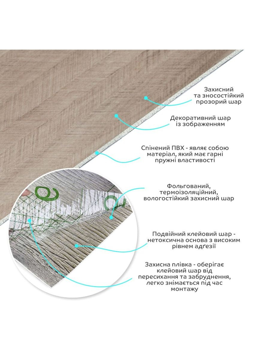 Самоклеющаяся виниловая плитка в рулоне 0,6*3m*2мм Мат SW-00002028 No Brand (328578454)