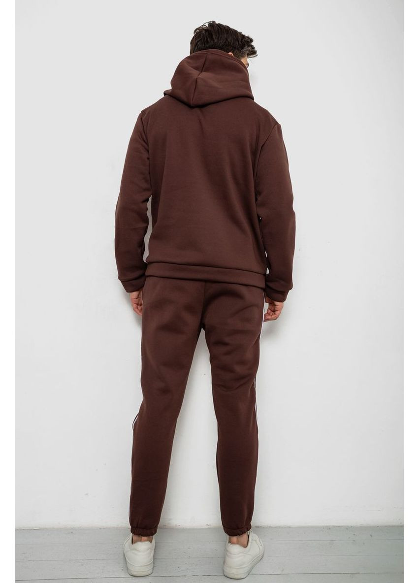 Спортивный костюм мужской на флисе, цвет шоколадный, 238R58573 Ager (358516596)