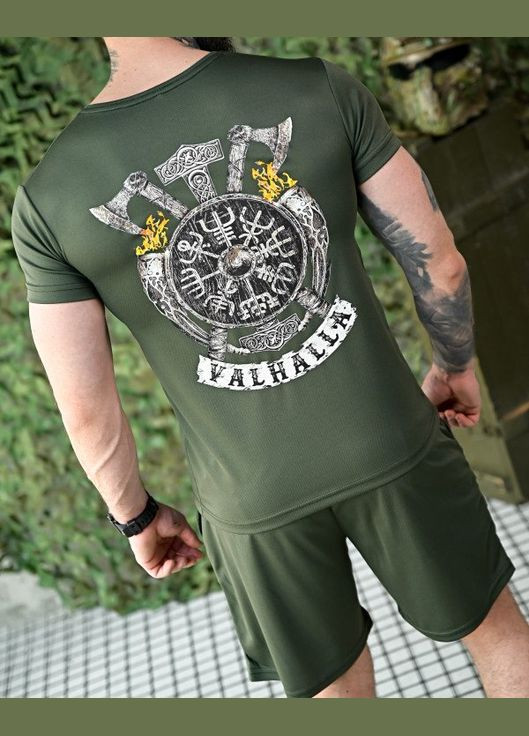 Патриотический мужской летний костюм valhalla олива Freedom