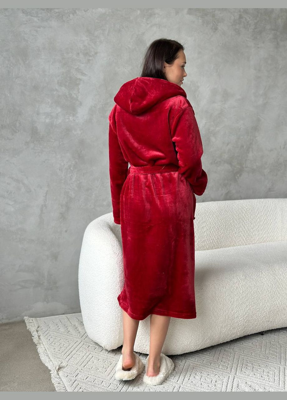 Мʼякий плюшевий халат з капюшоном Vakko (311504353)