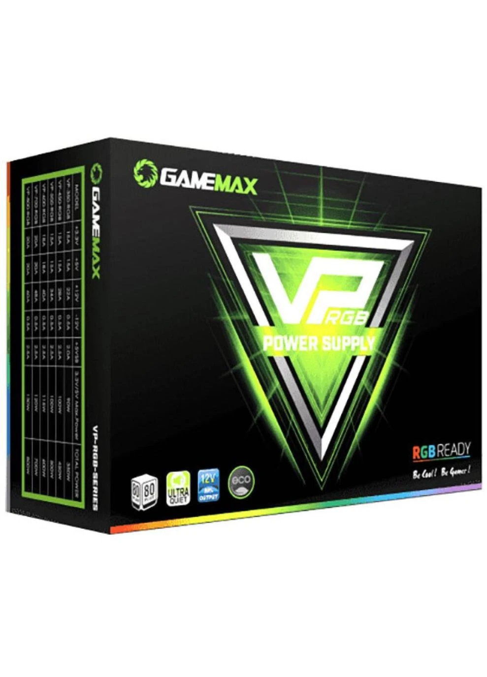 Блок питания 800W (VP-800-RGB) GameMax (390918448)