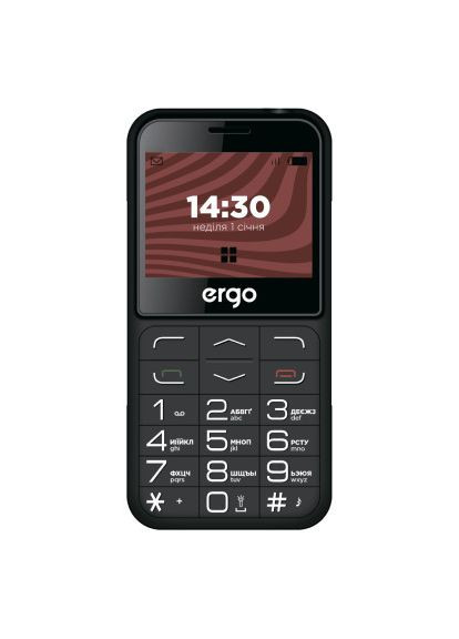 Мобильный телефон Ergo R231 Black (366699507)