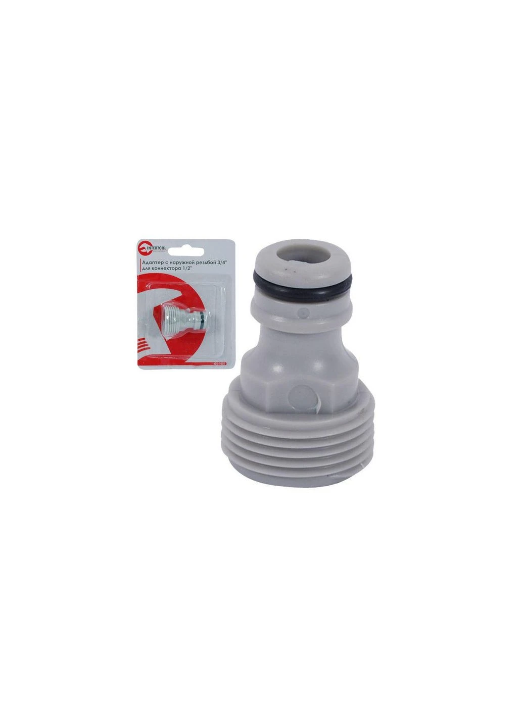 Адаптер із зовнішнім різьбленням 3/4 '' для конектора 1/2 '' Intertool (382301800)