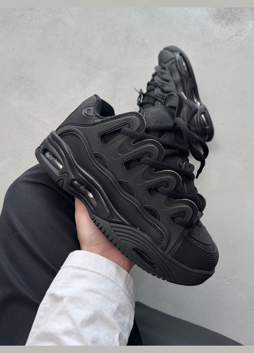 Чорні Осінні кросівки чоловічі і жіночі osiris black | осіріс чорні No Brand