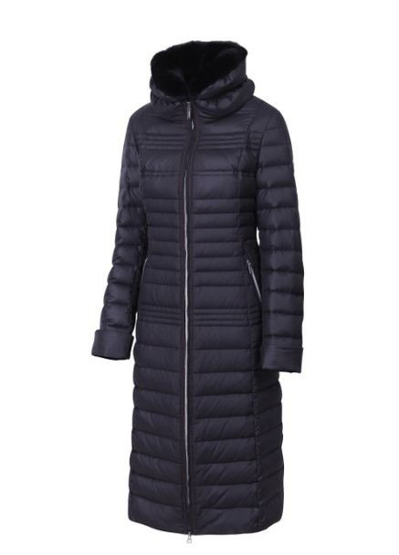 Черный демисезонный Пуховик Snowimage