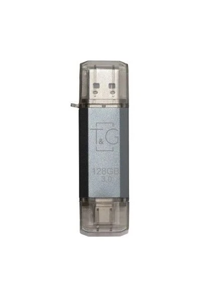 Флеш накопичувач USB 128Gb Star TG009TC, Silver, Type-C / USB 3.0 (TG009TC-128GSL3) TG009TC-128GSL3 T&G (395968624)