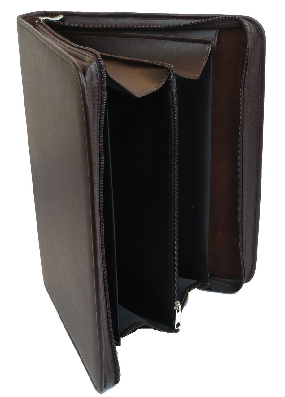 Деловая папка Амо из искусственной кожи коричневая Amo (361157337)