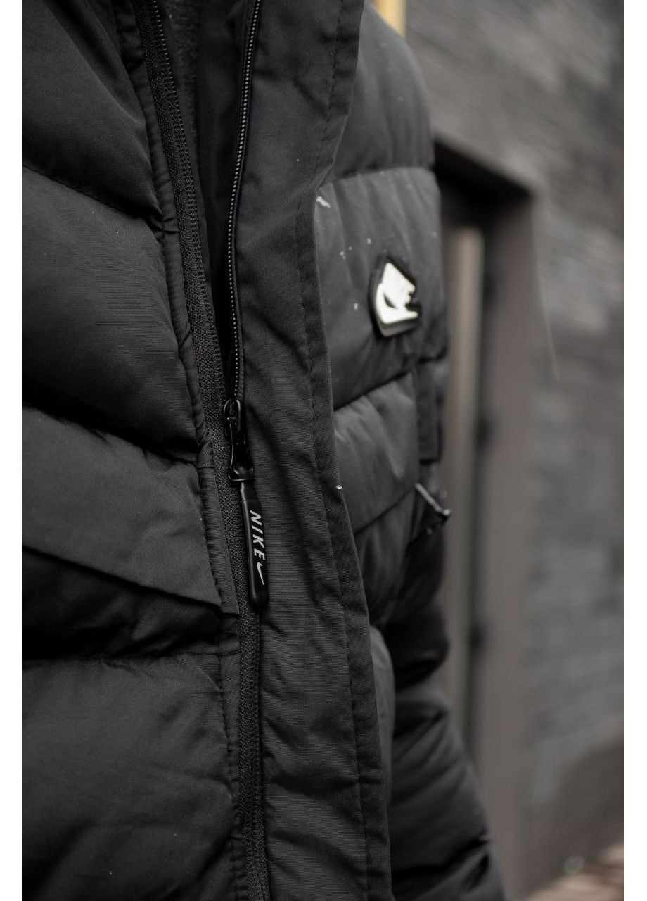 Чорний Пуховик No Brand