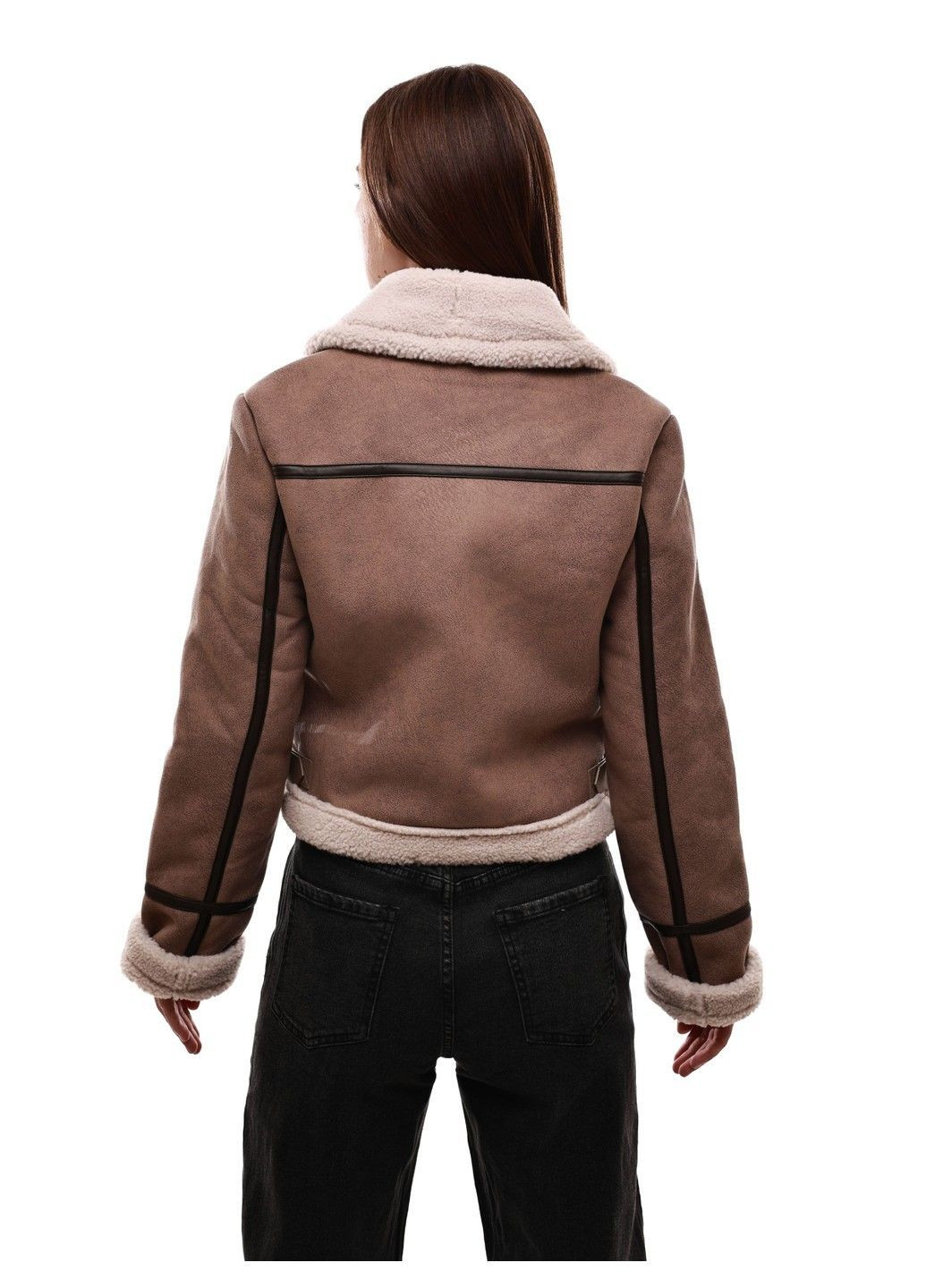 Бежева демісезонна куртка зимова жіноча M@C