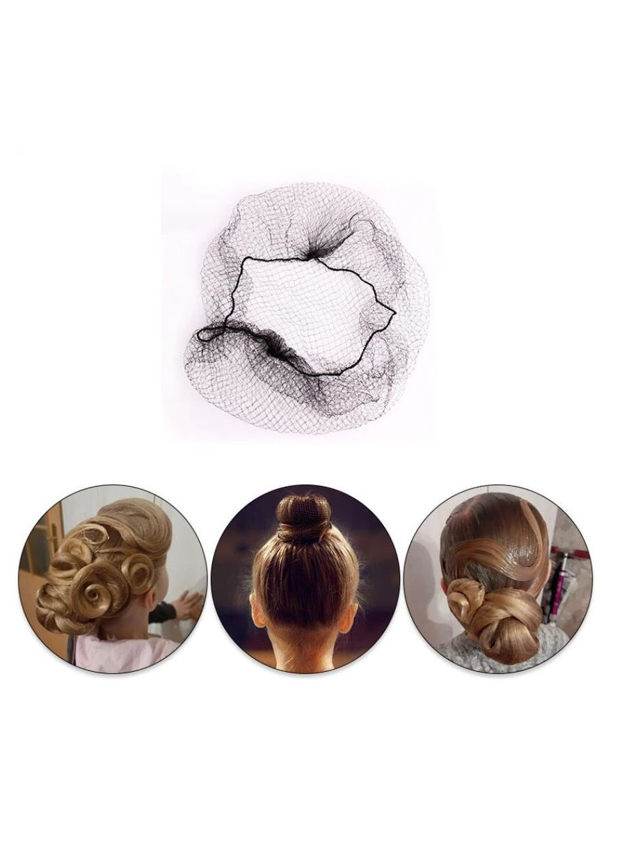 Сіточка для волосся бежева, 2 шт. No Brand (296664434)