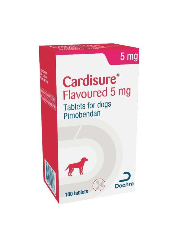 Препарат для лечения сердечно-сосудистых заболеваний у собак (аналог Ветмедина) Кардишур by 5 мг / 100 табл. Dechra Limited (327366208)