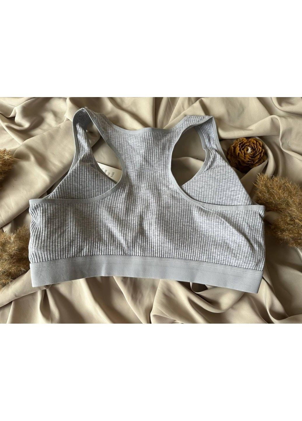 Бавовняний топ із застібкою спереду на гачках Blue Rose (334344552)