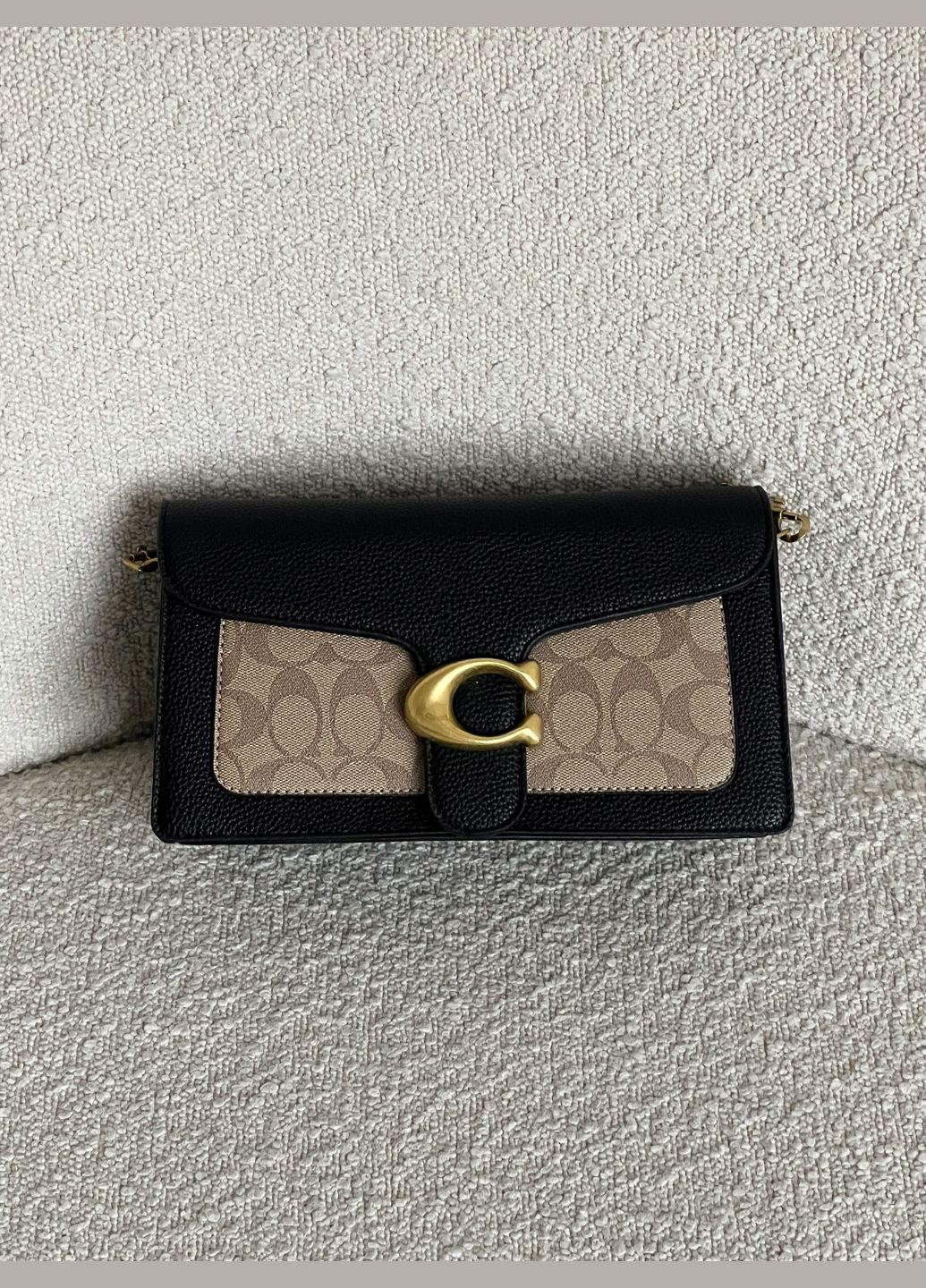 Жіноча сумка Tabby black/brown, женская сумка, Коуч чорного та коричневого кольору Coach Крос боді (314489011)