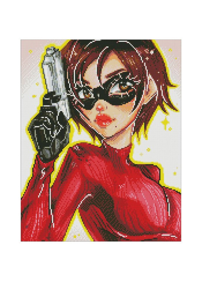 Алмазна мозаїка "Дівчина-агент" AMO7608 40х50 см Ідейка (305315274)