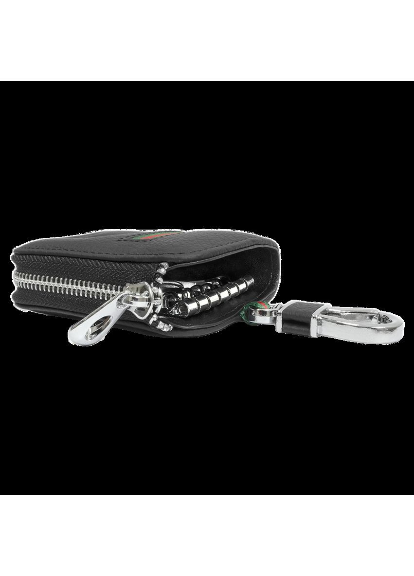 Ключница, кожаная автоключница с логотипом ШИВРОЛЕ (многофункциональная черная 14012) Chevrolet (360949562)