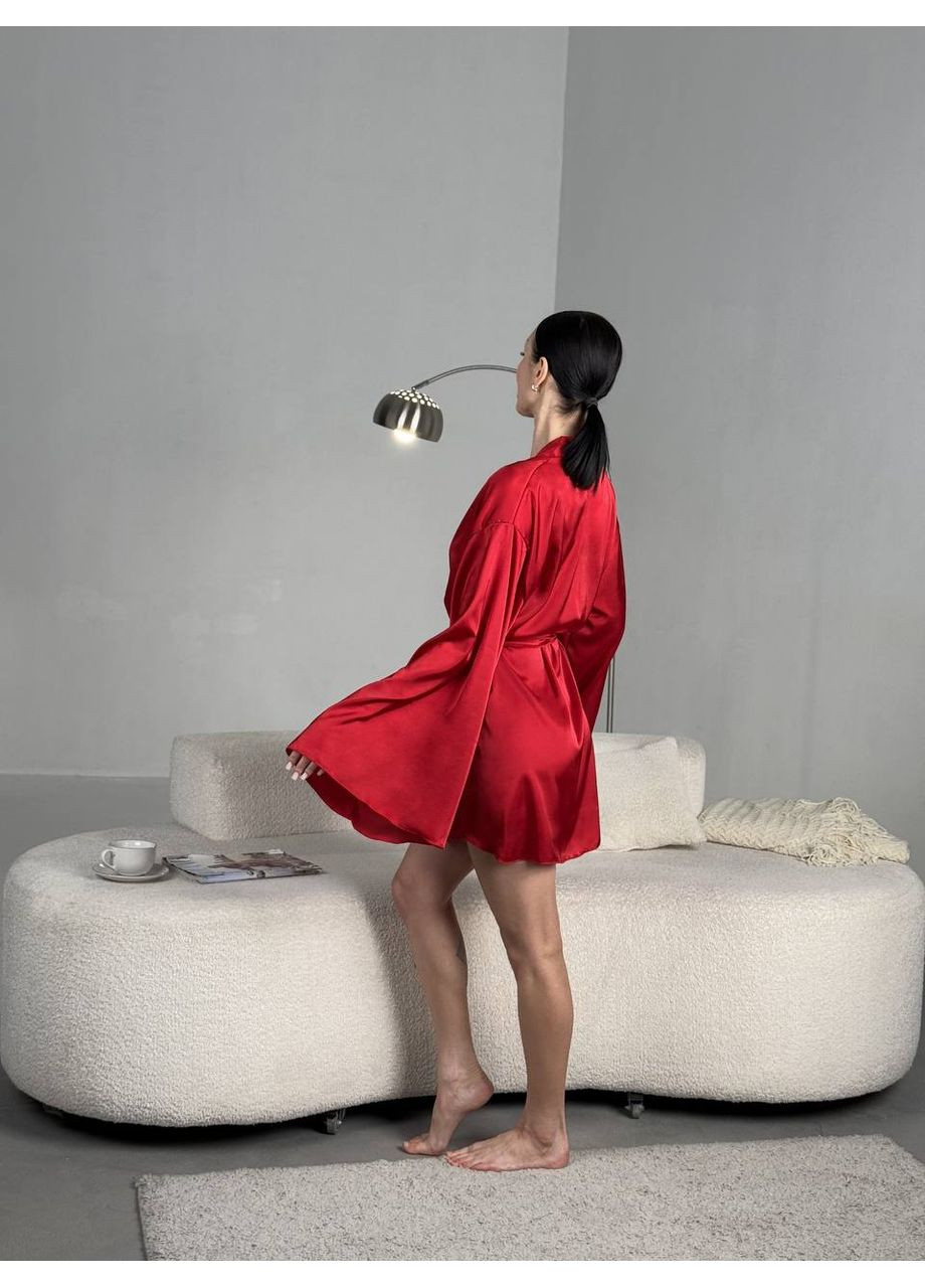 💋 Шелковый мини-халат – твой ритуал красоты и домашней роскоши! Размерная сетка в описании Vione (367076241)
