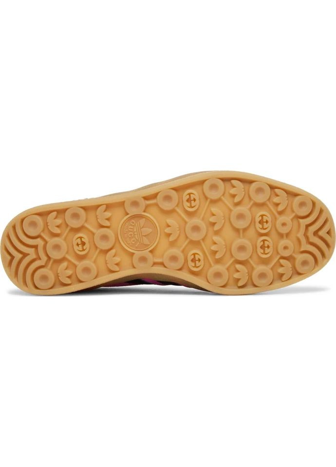 Рожеві кросівки x gucci gazelle pink — 707864 9stu0 5960/hq7084 No Brand