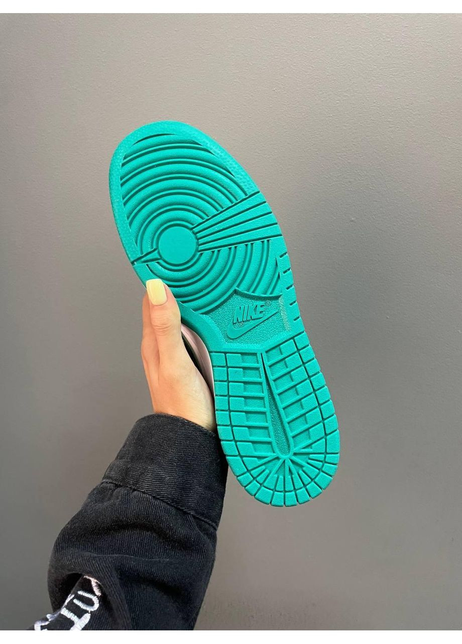 Сірі Осінні кросівки чоловічі nike dunk low green white найк сб данк No Brand