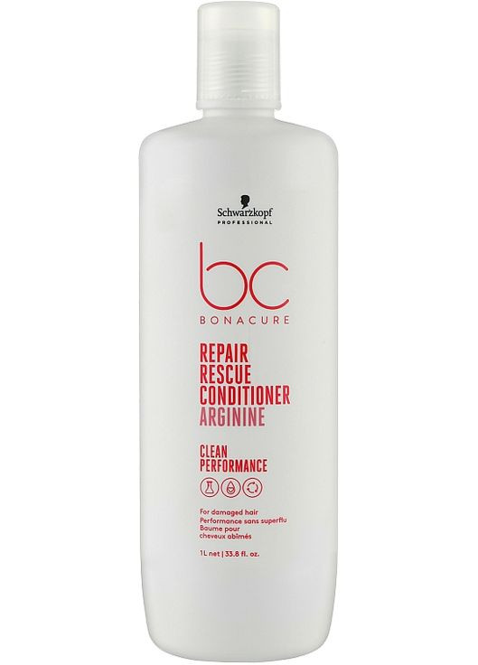 Кондиціонер для пошкодженого волосся Bonacure Repair Rescue Conditioner Arginine 1000ml (1067435-162602) Schwarzkopf Professional (368649297)