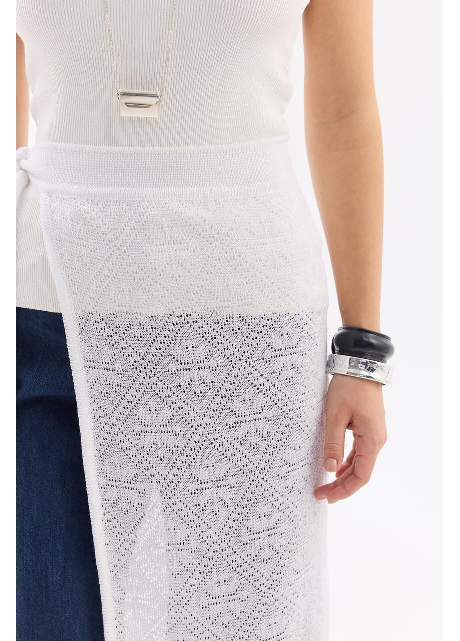 Жіночий в'язаний фартух "Окраса" (75 см) MEREZHKA (366081712)