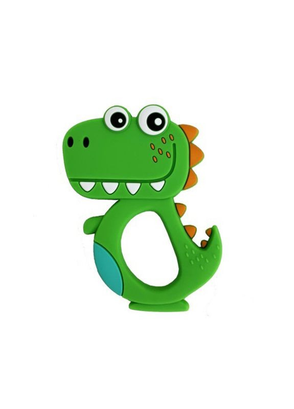 Силиконовый прорезыватель "Дино" MGZ-0415(Green) Mega Zayka (336035867)
