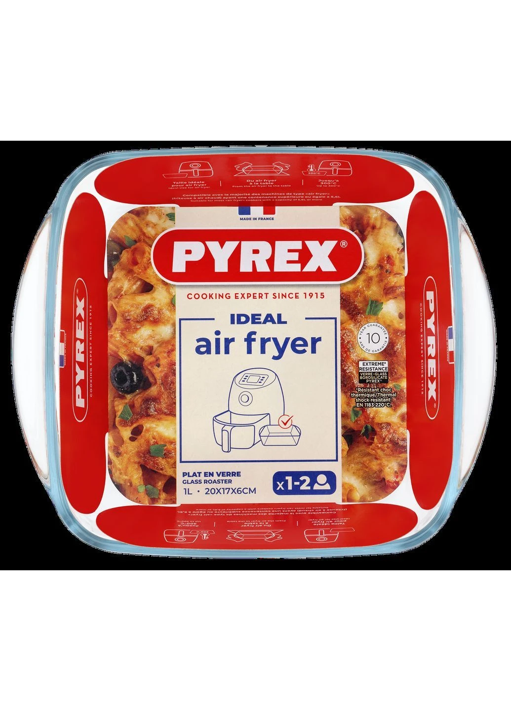 Форма для запікання Airfryer 20×17×6 см 1 л Pyrex (402272407)