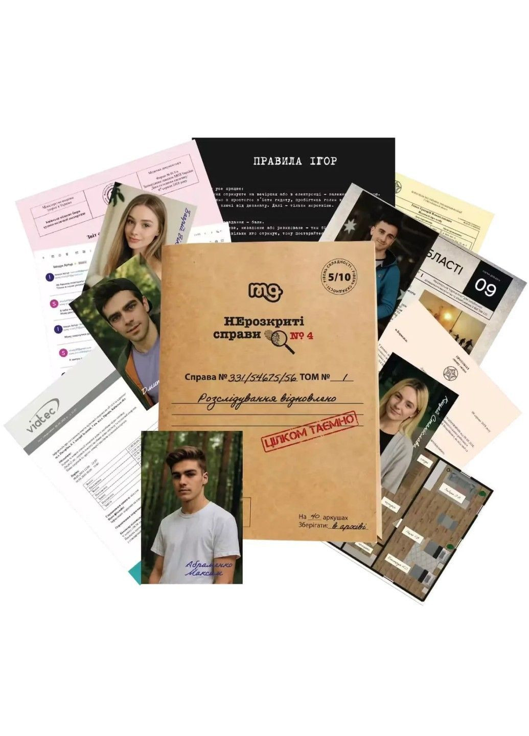 Настільна детективна гра Нерозкриті справи #4 Memo (369598444)