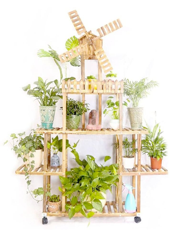 Подставка для цветов из дерева Жумельер бланже (ЦВТ-013901) No Brand (328228428)