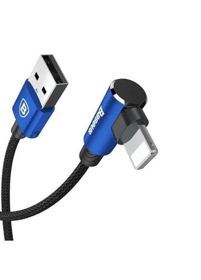 Кабель MVP Elbow Type USB — Lightning для iPhone 15 14 12 X — CALMVPA03 2 метра Baseus (283022593)